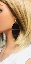 Load image into Gallery viewer, Brown Genuine Leather Earrings - E19-1952