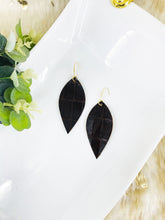 Load image into Gallery viewer, Brown Genuine Leather Earrings - E19-1952