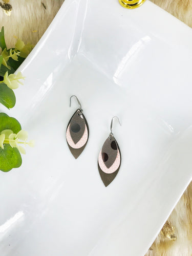 Youth Size Genuine Leather Earrings - E19-196