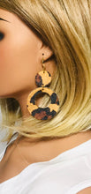 Load image into Gallery viewer, Hair On Leopard Leather Earrings - E19-1973