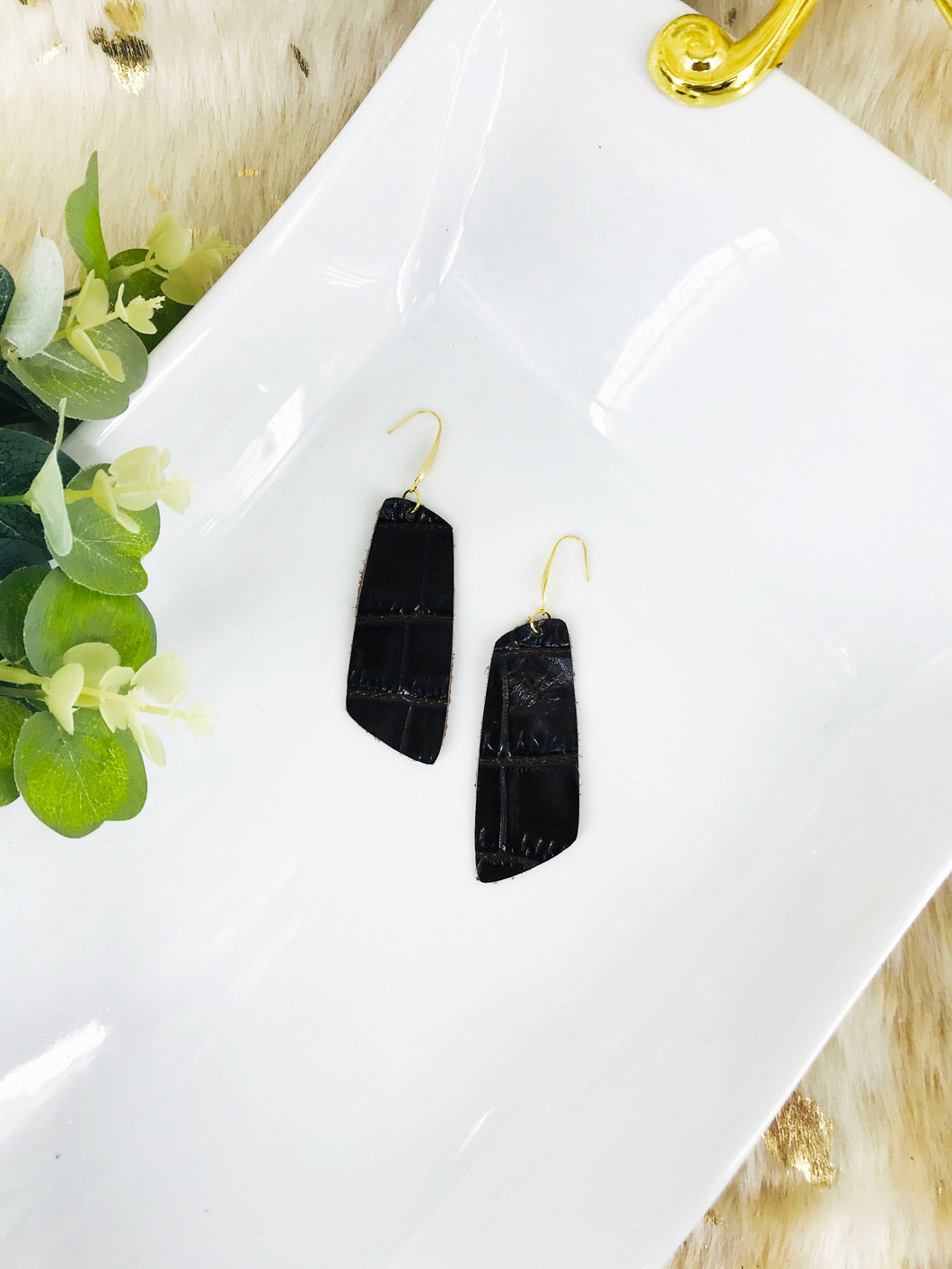 Genuine Leather Earrings - E19-1985