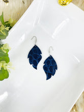 Load image into Gallery viewer, Blue Genuine Leather Earrings - E19-2001