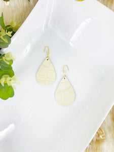 Ivory Genuine Leather Earrings - E19-2050