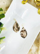Load image into Gallery viewer, Driftwood Bark Leather Earrings - E19-2061