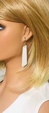 Load image into Gallery viewer, Gray Snake Leather Earrings - E19-2166