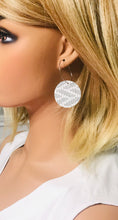 Load image into Gallery viewer, Genuine Leather Hoop Earrings - E19-217