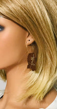 Load image into Gallery viewer, Brown Mississippi &quot;Faith&quot; Leather Hoop Earrings - E19-2231