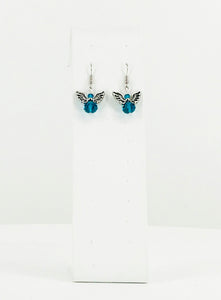 Glass Bead Dangle Earrings - E19-2284