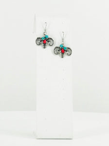 Metal Dangle Earrings - E19-2297