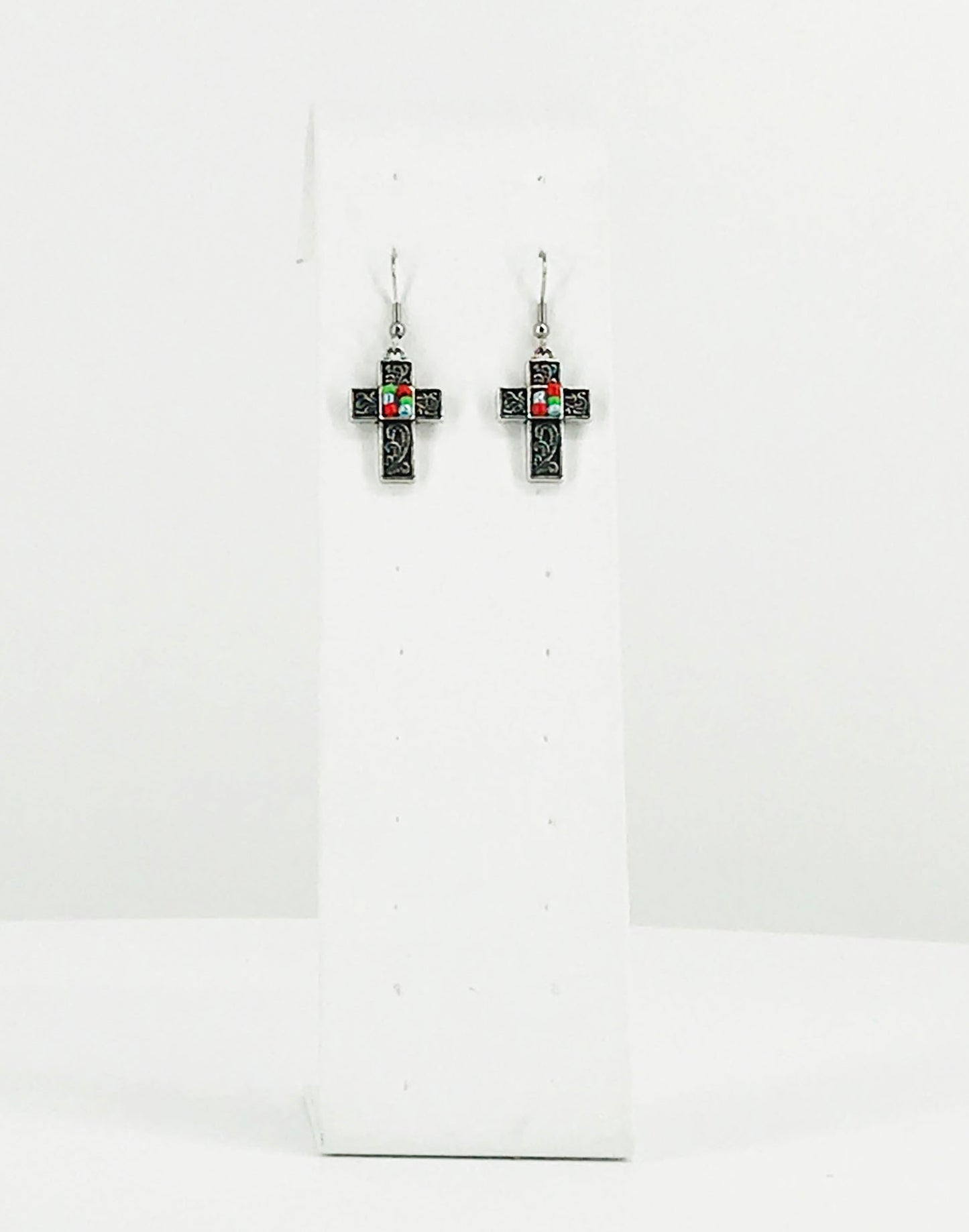 Cross Dangle Earrings - E19-2299