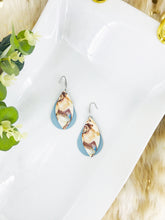 Load image into Gallery viewer, Layered Leather Earrings - E19-230