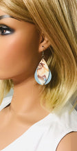 Load image into Gallery viewer, Layered Leather Earrings - E19-230