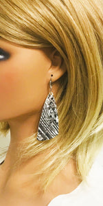 Glitter Leopard Leather Earrings - E19-2318
