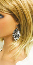 Load image into Gallery viewer, Glitter on Leather Earrings - E19-2336
