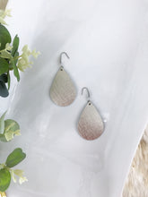 Load image into Gallery viewer, Platinum Leather Earrings - E19-2391