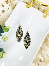Load image into Gallery viewer, Leopard Leather Fringe Earrings - E19-2485