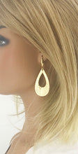 Load image into Gallery viewer, Gold Genuine Leather Earrings - E19-2578