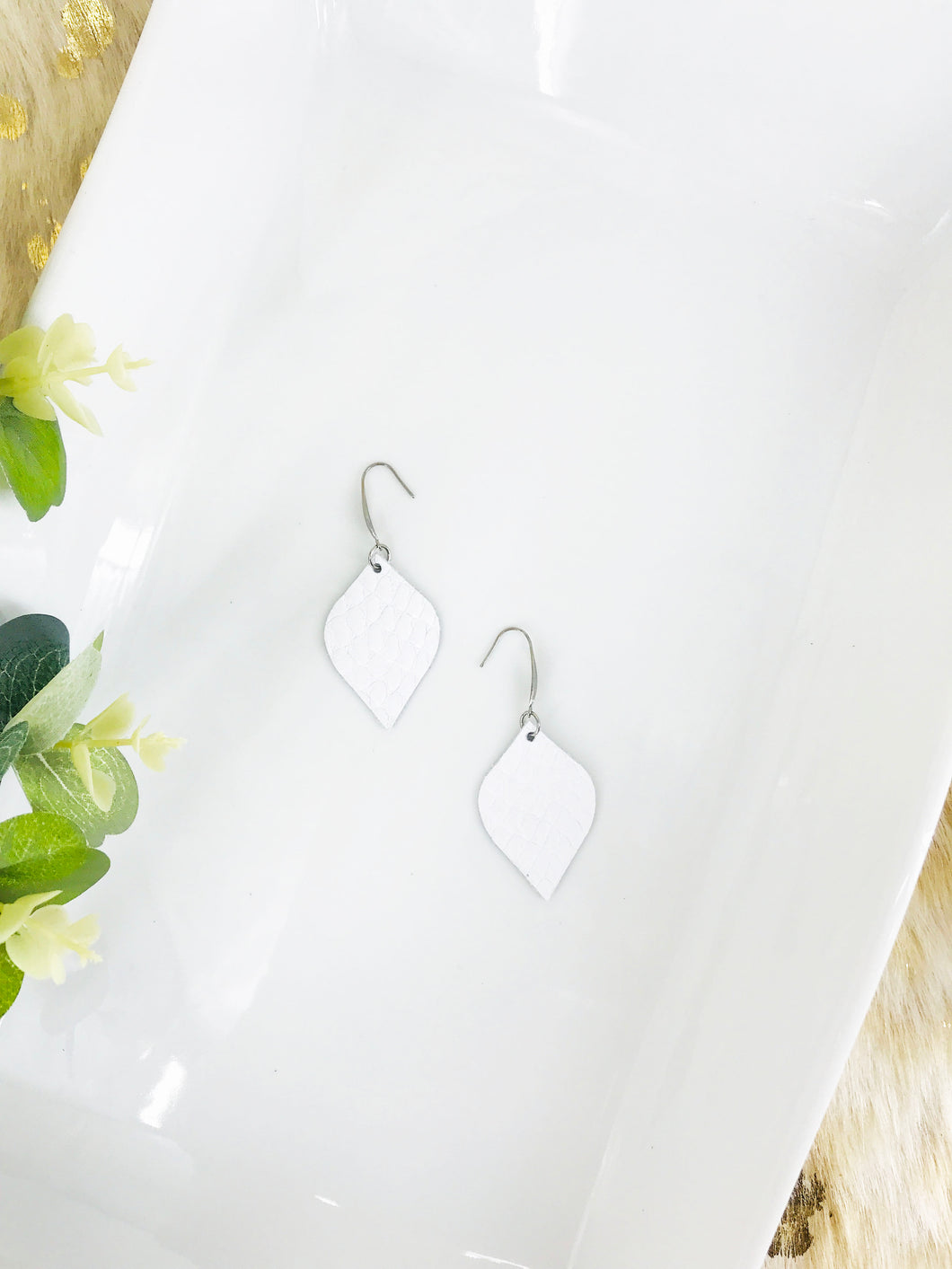 Genuine Leather Earrings - E19-2602