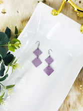 Load image into Gallery viewer, Lilac Genuine Leather Earrings - E19-2605