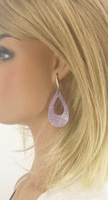 Load image into Gallery viewer, Lilac Genuine Leather Earrings - E19-2606