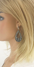Load image into Gallery viewer, Gray Camo Leather Earrings - E19-2615