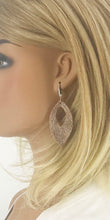 Load image into Gallery viewer, Rose Gold Leather Earrings - E19-2618