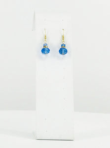 Glass Bead Dangle Earrings - E19-262