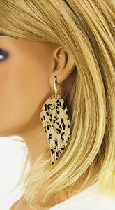 Fringe Leopard Leather Earrings - E19-2663