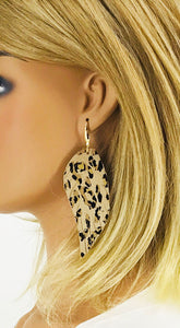 Fringe Leopard Leather Earrings - E19-2663
