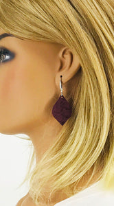 Genuine Leather Earrings - E19-2668