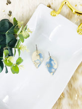 Load image into Gallery viewer, Floral Pattern Leather Earrings - E19-2671