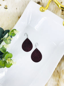 Genuine Leather Earrings - E19-2673