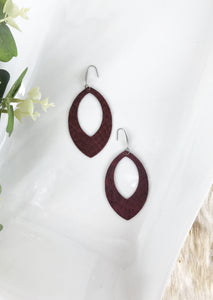 Genuine Alligator Leather Earrings - E19-2689