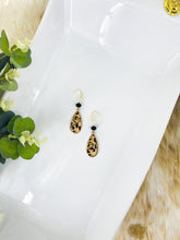 Load image into Gallery viewer, Hair On Leopard Leather Pendant Earrings - E19-2707