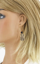 Load image into Gallery viewer, Hair On Zebra Pendant Hoop Earrings - E19-2708