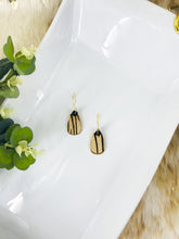 Load image into Gallery viewer, Hair On Zebra Pendant Hoop Earrings - E19-2708