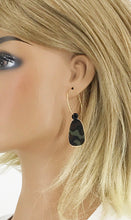 Load image into Gallery viewer, Hair On Camo Pendant Hoop Earrings - E19-2709