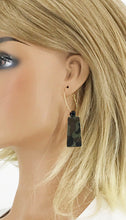 Load image into Gallery viewer, Hair On Camo Pendant Hoop Earrings - E19-2711