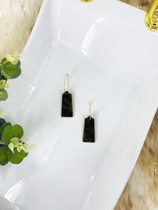 Hair On Camo Pendant Hoop Earrings - E19-2711