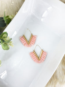 Bohemian Triangle Tassel Earrings - E19-2717