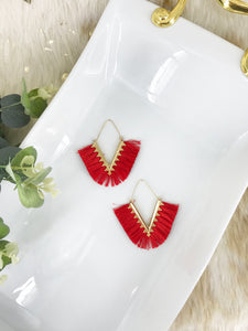 Bohemian Triangle Tassel Earrings - E19-2718