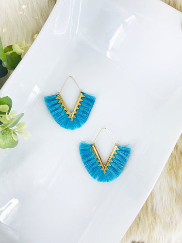 Bohemian Triangle Tassel Earrings - E19-2724