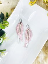 Load image into Gallery viewer, Genuine Leather Feather Earrings - E19-2725
