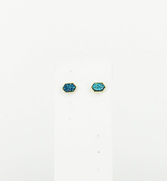 Bohemian Druzy Stud Earrings - E19-2746
