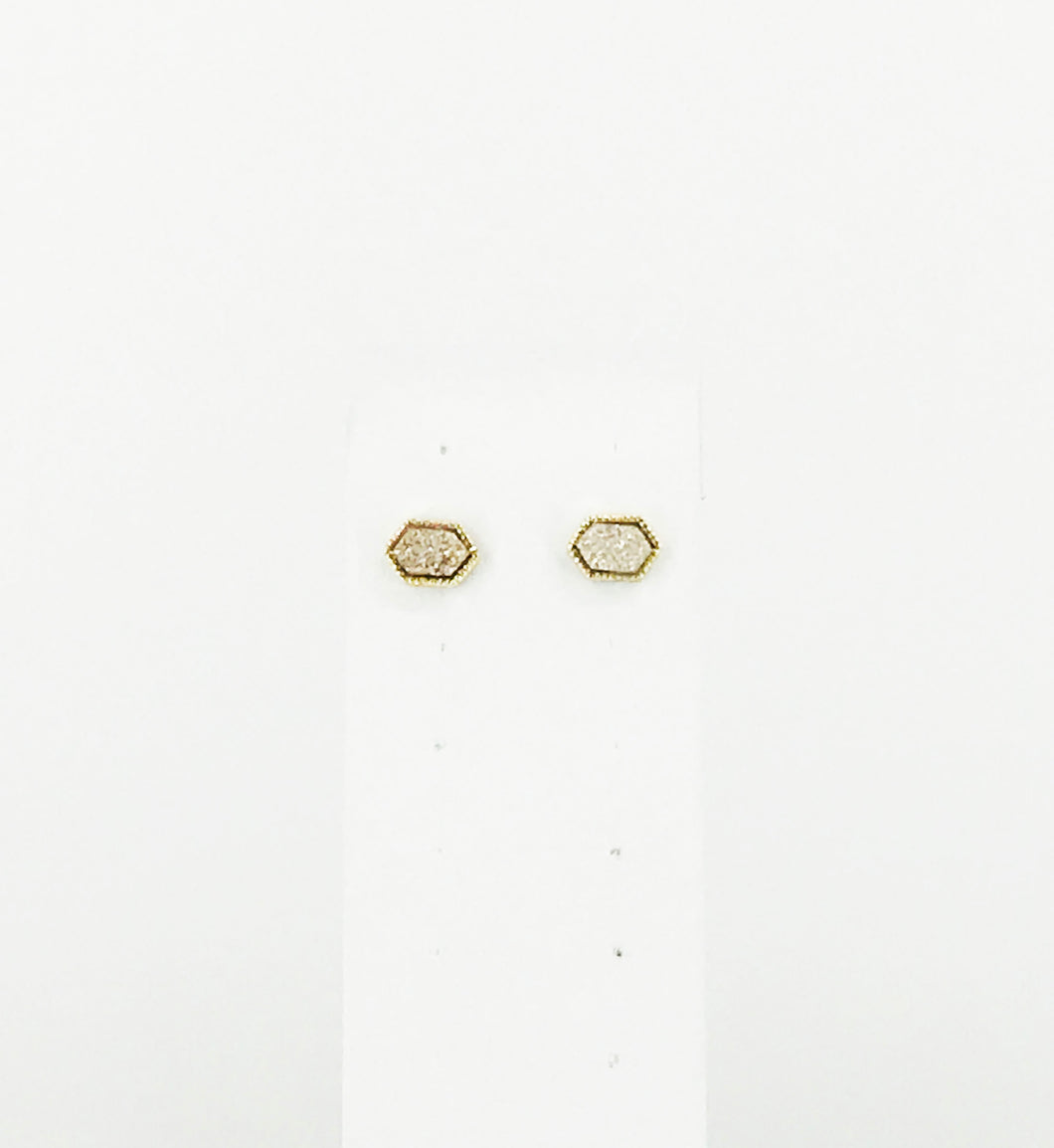 Bohemian Druzy Stud Earrings - E19-2757