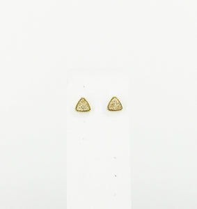 Triangle Druzy Stud Earrings - E19-2763
