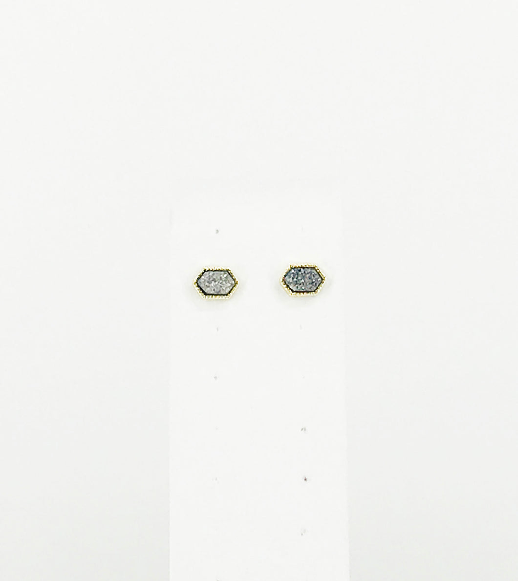 Bohemian Druzy Stud Earrings - E19-2772