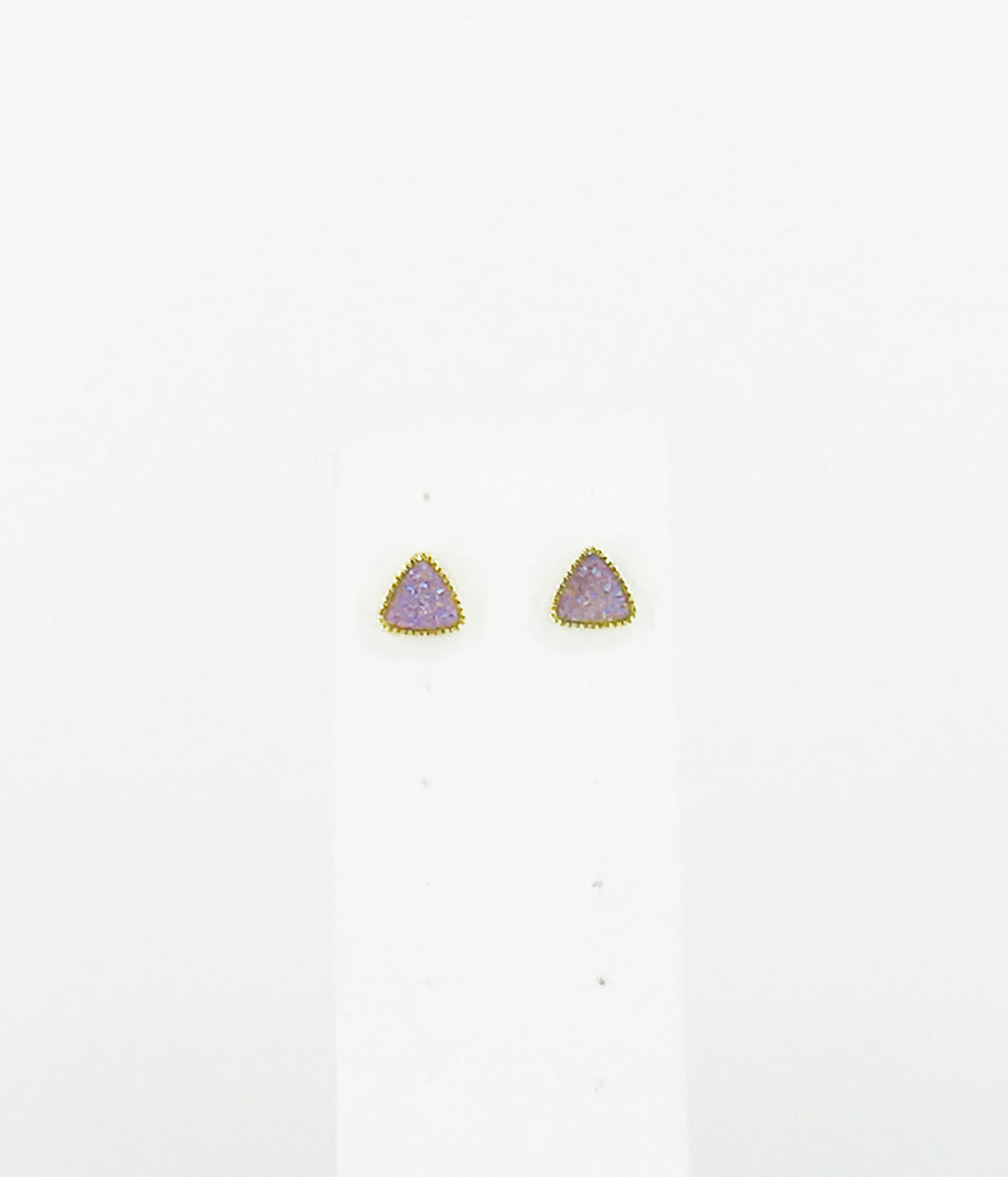 Triangle Druzy Stud Earrings - E19-2775