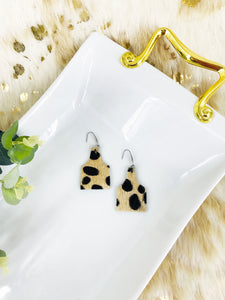 Hair On Leather Earrings - E19-2790