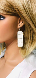 Genuine Alligator Leather Earrings - E19-279